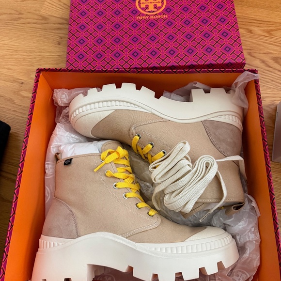 Tory Burch NIB Camp Sneaker Boot (8) - Picture 12 of 16